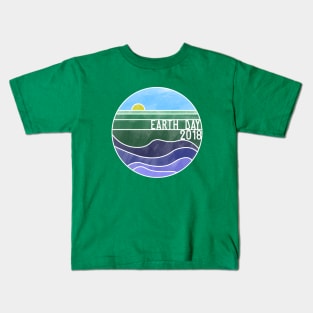 Earth Day 2018 - White Kids T-Shirt